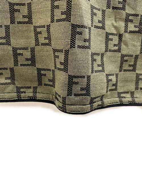 FENDI（フェンディ）FENDI (フェンディ) ズッカ柄半袖ポロシャツ グレー サイズ:40の古着・服飾アイテム