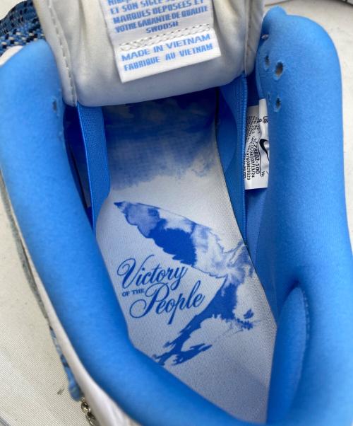 NIKE（ナイキ）NIKE (ナイキ) Nicole Hause (ニコール ハウゼ) Victory of The People/University Blue ホワイト×ブルー サイズ:27の古着・服飾アイテム