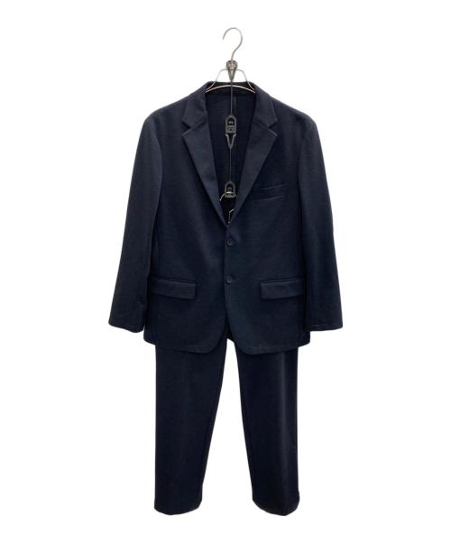 UNITED ARROWS（ユナイテッドアローズ）UNITED ARROWS (ユナイテッドアローズ) シャークスキン ジャージ UA COZY ウォッシャブル ストレッチ ネイビー サイズ:XLの古着・服飾アイテム
