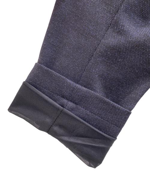 UNITED ARROWS（ユナイテッドアローズ）UNITED ARROWS (ユナイテッドアローズ) シャークスキン ジャージ UA COZY ウォッシャブル ストレッチ ネイビー サイズ:XLの古着・服飾アイテム