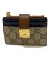 GUCCI（グッチ）の古着「GGスプリーム コイン＆カードケース」｜ブラウン