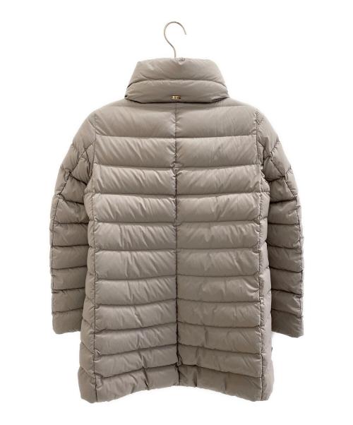 HERNO（ヘルノ）HERNO (ヘルノ) Aライン フーデッド ダウンコート ライトグレー サイズ:L (42)の古着・服飾アイテム