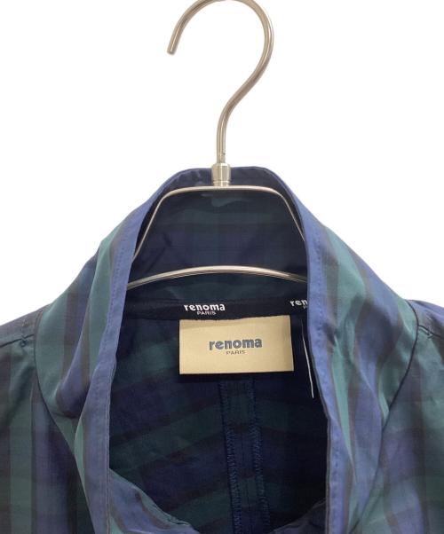 renoma（レノマ）renoma (レノマ) ゴルフウェア(トップス) グリーン×ネイビー サイズ:L 未使用品の古着・服飾アイテム