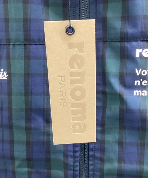 renoma（レノマ）renoma (レノマ) ゴルフウェア(トップス) グリーン×ネイビー サイズ:L 未使用品の古着・服飾アイテム