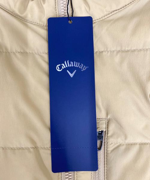 Callaway（キャロウェイ）Callaway (キャロウェイ) ゴルフウェア(トップス) ベージュ サイズ:LL 未使用品の古着・服飾アイテム
