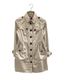 BURBERRY LONDON（バーバリーロンドン）の古着「ヨークデザイン 撥水ステンカラーコート」｜ベージュ