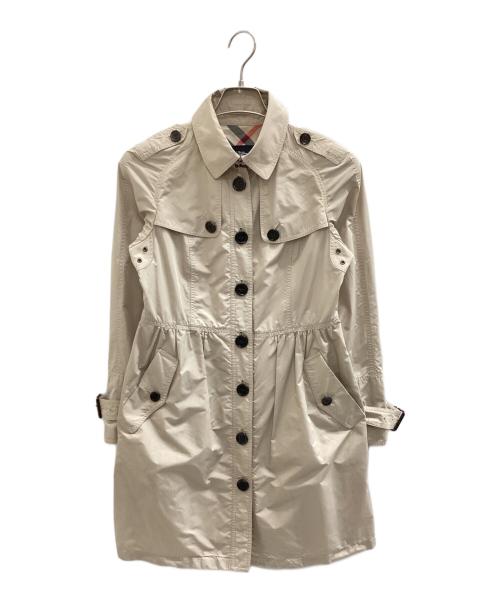 BURBERRY LONDON（バーバリーロンドン）BURBERRY LONDON (バーバリーロンドン) ヨークデザイン 撥水ステンカラーコート ベージュ サイズ:M (38)の古着・服飾アイテム