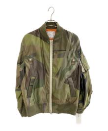 sacai×KAWS（サカイ×カウズ）の古着「MA-1 ブルゾン / ボンバージャケット」｜グリーン