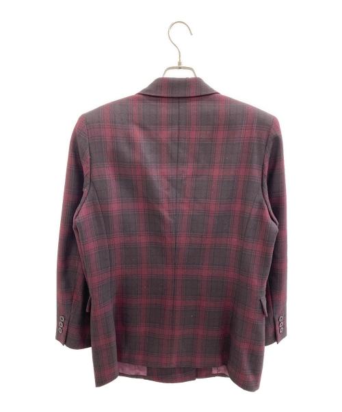 Christian Dior Sports（クリスチャン ディオールスポーツ）Christian Dior Sports (クリスチャン ディオールスポーツ) ダブルジャケット ブラック×レッド サイズ:Mの古着・服飾アイテム