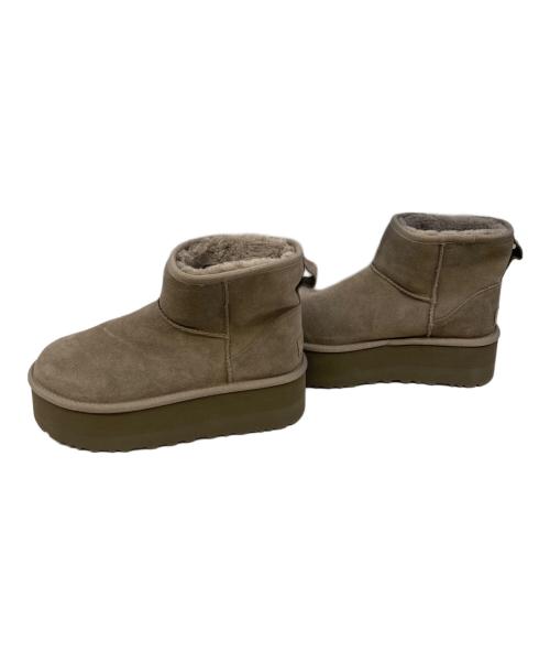 UGG（アグ）UGG (アグ) 厚底ムートンブーツ ブラウン サイズ:25の古着・服飾アイテム