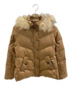 BURBERRY BLUE LABELバーバリー ブルー レーベル）の古着「ダウンジャケット」｜ブラウン