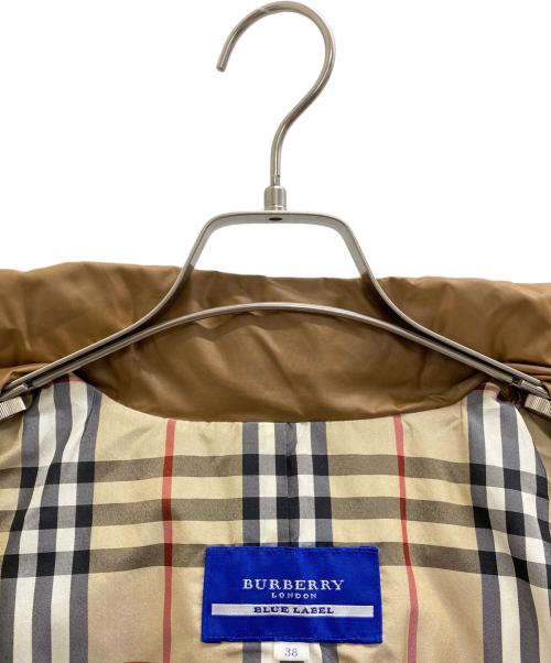 BURBERRY BLUE LABEL（バーバリー ブルー レーベル）BURBERRY BLUE LABEL (バーバリー ブルー レーベル) ダウンジャケット ブラウン サイズ:M (38)の古着・服飾アイテム