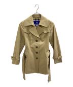 BURBERRY BLUE LABELバーバリー ブルー レーベル）の古着「ショートトレンチコート」｜カーキ