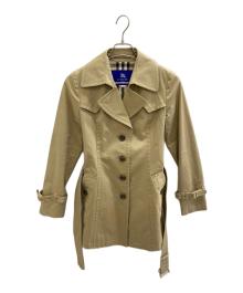 BURBERRY BLUE LABEL（バーバリー ブルー レーベル）の古着「ショートトレンチコート」｜カーキ