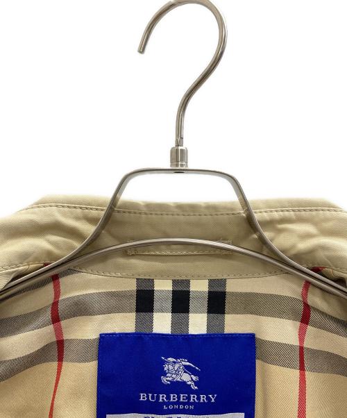 BURBERRY BLUE LABEL（バーバリー ブルー レーベル）BURBERRY BLUE LABEL (バーバリー ブルー レーベル) ショートトレンチコート カーキ サイズ:L (40)の古着・服飾アイテム