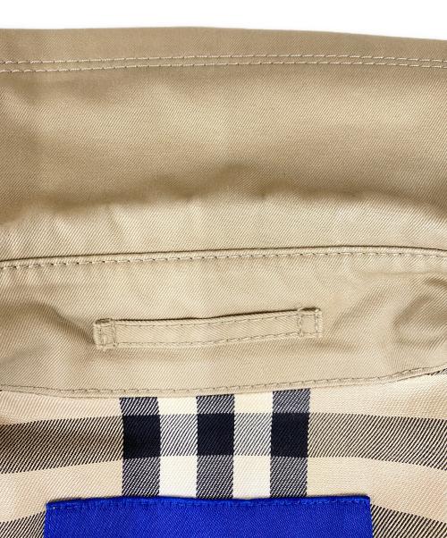 BURBERRY BLUE LABEL（バーバリー ブルー レーベル）BURBERRY BLUE LABEL (バーバリー ブルー レーベル) ショートトレンチコート カーキ サイズ:L (40)の古着・服飾アイテム