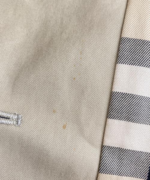 BURBERRY BLUE LABEL（バーバリー ブルー レーベル）BURBERRY BLUE LABEL (バーバリー ブルー レーベル) ショートトレンチコート カーキ サイズ:L (40)の古着・服飾アイテム