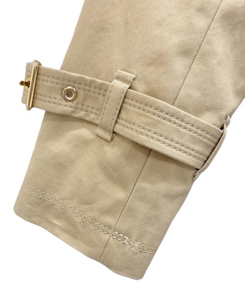 BURBERRY BLUE LABEL（バーバリー ブルー レーベル）BURBERRY BLUE LABEL (バーバリー ブルー レーベル) ショートトレンチコート カーキ サイズ:L (40)の古着・服飾アイテム