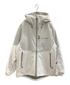 mont-bellモンベル）の古着「パウダーホップ パーカ Men's」｜グレー×ホワイト