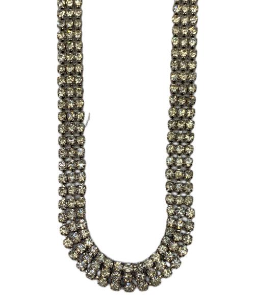 DOLCE & GABBANA（ドルチェ＆ガッバーナ）DOLCE & GABBANA (ドルチェ＆ガッバーナ) GIOIELLO STRASS シルバーの古着・服飾アイテム