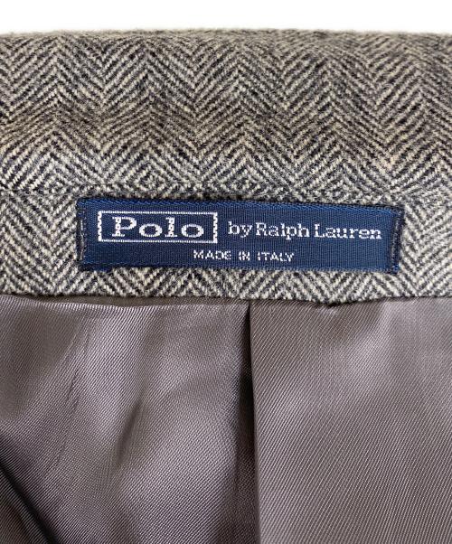 POLO RALPH LAUREN（ポロ・ラルフローレン）POLO RALPH LAUREN (ポロ・ラルフローレン) セットアップスーツ グレー×ブラウン サイズ:A6(M)の古着・服飾アイテム