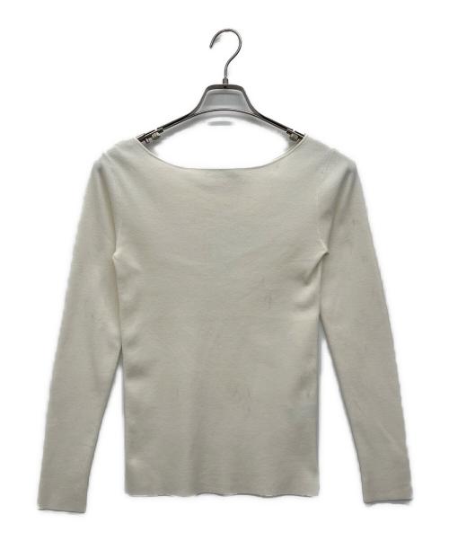 JENNE（ジェンヌ）JENNE (ジェンヌ) パリジェンヌクラシカルニット ホワイト サイズ:Sの古着・服飾アイテム