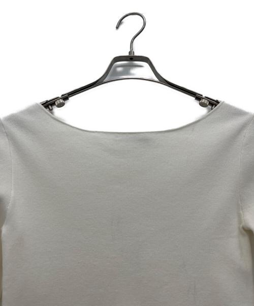 JENNE（ジェンヌ）JENNE (ジェンヌ) パリジェンヌクラシカルニット ホワイト サイズ:Sの古着・服飾アイテム