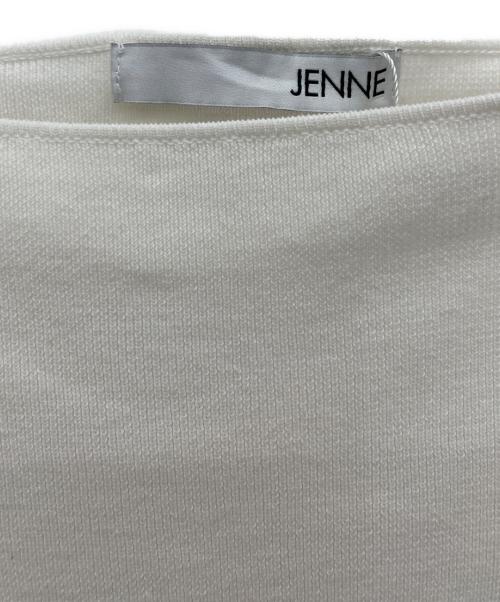 JENNE（ジェンヌ）JENNE (ジェンヌ) パリジェンヌクラシカルニット ホワイト サイズ:Sの古着・服飾アイテム