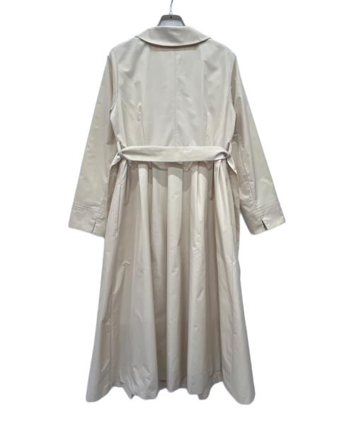 JENNE（ジェンヌ）JENNE (ジェンヌ) 付け襟ハイウエストフレアコート アイボリー サイズ:Mの古着・服飾アイテム