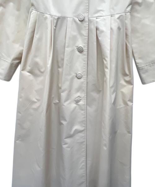 JENNE（ジェンヌ）JENNE (ジェンヌ) 付け襟ハイウエストフレアコート アイボリー サイズ:Mの古着・服飾アイテム