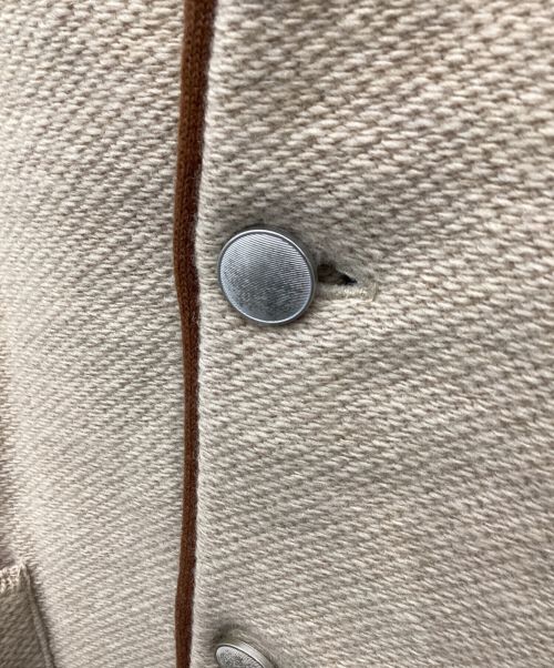 LARDINI（ラルディーニ）LARDINI (ラルディーニ) ニットジャケット カーキ サイズ:Sの古着・服飾アイテム