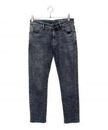 PT TORINO（ピーティートリノ）の古着「デニムパンツ」｜グレー