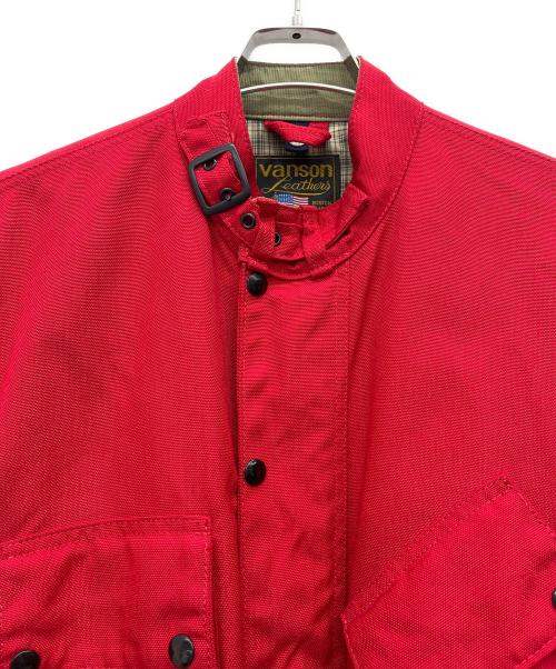 VANSON（バンソン）VANSON (バンソン) ジャケット レッド サイズ:40の古着・服飾アイテム