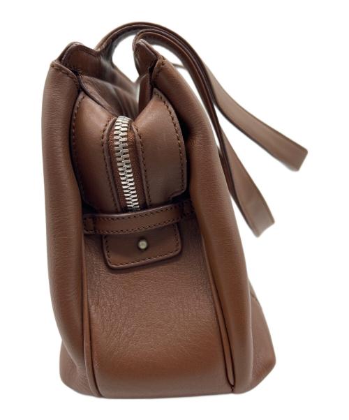 Salvatore Ferragamo（サルヴァトーレ フェラガモ）Salvatore Ferragamo (サルヴァトーレ フェラガモ) レザーバッグ ブラウンの古着・服飾アイテム
