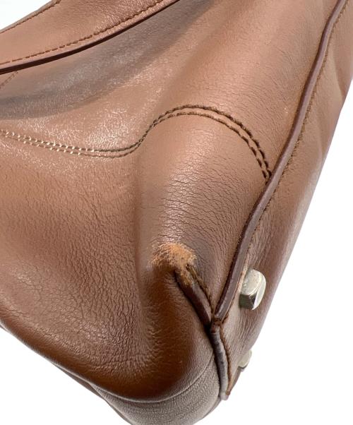 Salvatore Ferragamo（サルヴァトーレ フェラガモ）Salvatore Ferragamo (サルヴァトーレ フェラガモ) レザーバッグ ブラウンの古着・服飾アイテム