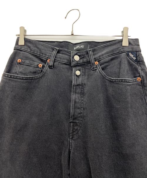 REPLAY（リプレイ）REPLAY (リプレイ) 9 ZERO 1 コンフォートストレートフィットデニム ブラック サイズ:29の古着・服飾アイテム