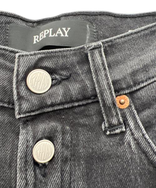 REPLAY（リプレイ）REPLAY (リプレイ) 9 ZERO 1 コンフォートストレートフィットデニム ブラック サイズ:29の古着・服飾アイテム