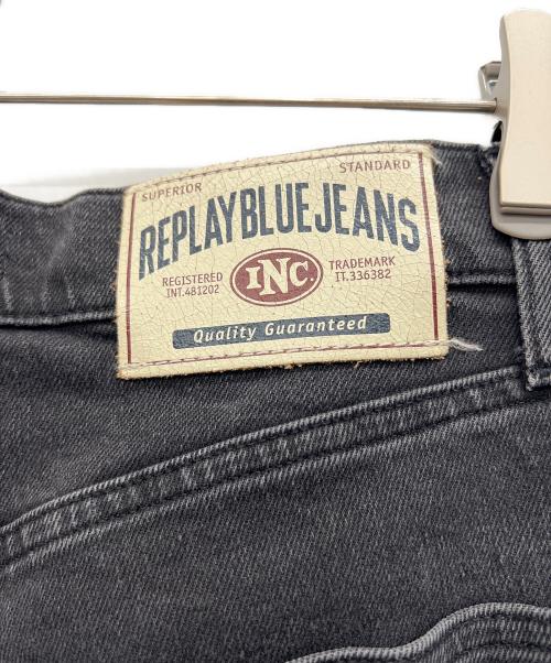 REPLAY（リプレイ）REPLAY (リプレイ) 9 ZERO 1 コンフォートストレートフィットデニム ブラック サイズ:29の古着・服飾アイテム