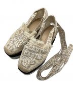 STELLA McCARTNEYステラマッカートニー）の古着「ガイアプラットフォームエスパドリーユ」｜ベージュ