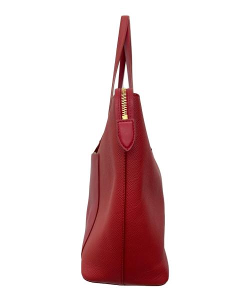 SMYTHSON（スマイソン）SMYTHSON (スマイソン) トートバッグ レッドの古着・服飾アイテム