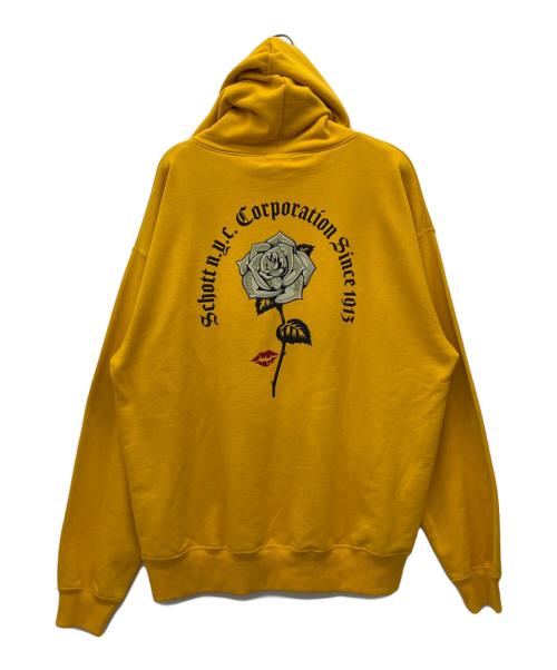 Schott（ショット）Schott (ショット) プルオーバーパーカー イエロー サイズ:Lの古着・服飾アイテム