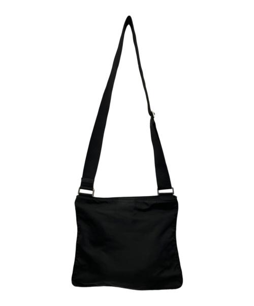 PRADA（プラダ）PRADA (プラダ) ナイロンショルダーバッグ ブラックの古着・服飾アイテム