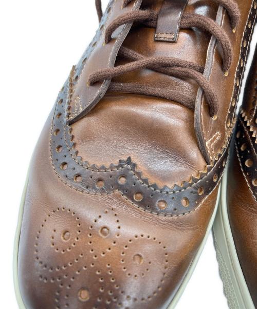 GUCCI（グッチ）GUCCI (グッチ) ウィングチップシューズ ブラウン サイズ:6 1/2の古着・服飾アイテム