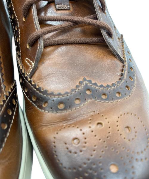 GUCCI（グッチ）GUCCI (グッチ) ウィングチップシューズ ブラウン サイズ:6 1/2の古着・服飾アイテム