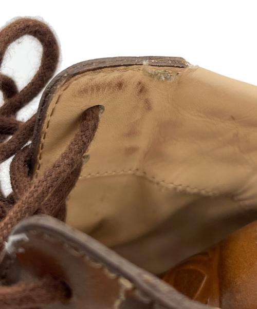 GUCCI（グッチ）GUCCI (グッチ) ウィングチップシューズ ブラウン サイズ:6 1/2の古着・服飾アイテム