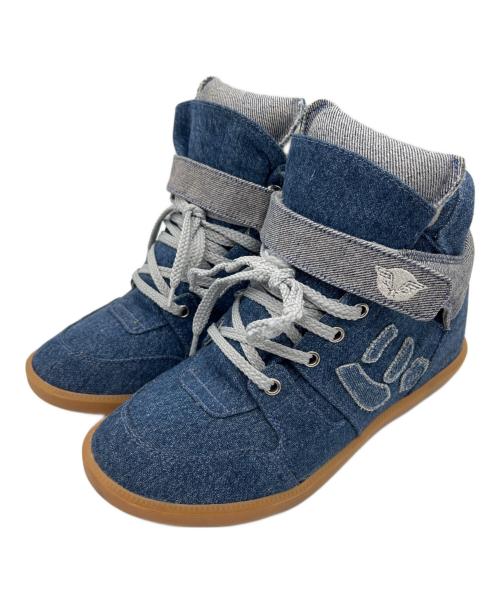 Sangacio（サンガッチョ）Sangacio (サンガッチョ) ハイカットスニーカー ネイビー サイズ:25の古着・服飾アイテム