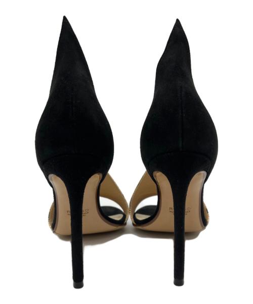 FRANCESCO RUSSO（フランチェスコ ルッソ）FRANCESCO RUSSO (フランチェスコ ルッソ) オープントゥーサンダル ブラック サイズ:36の古着・服飾アイテム