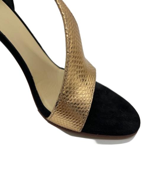 FRANCESCO RUSSO（フランチェスコ ルッソ）FRANCESCO RUSSO (フランチェスコ ルッソ) オープントゥーサンダル ブラック サイズ:36の古着・服飾アイテム