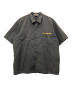 けいおんケイオン）の古着「刺繍ワークシャツ」｜ブラック