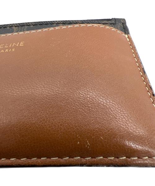 CELINE（セリーヌ）CELINE (セリーヌ) トリオンフ コインケース ブラウン×ブラックの古着・服飾アイテム